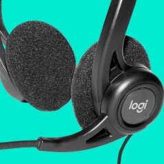 Logitech PC Headset 960 USB - Premium Sound & Comfort for Crystal Clear Communication